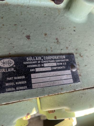 Used 2007 Sullair 750 CFM Air Compressor