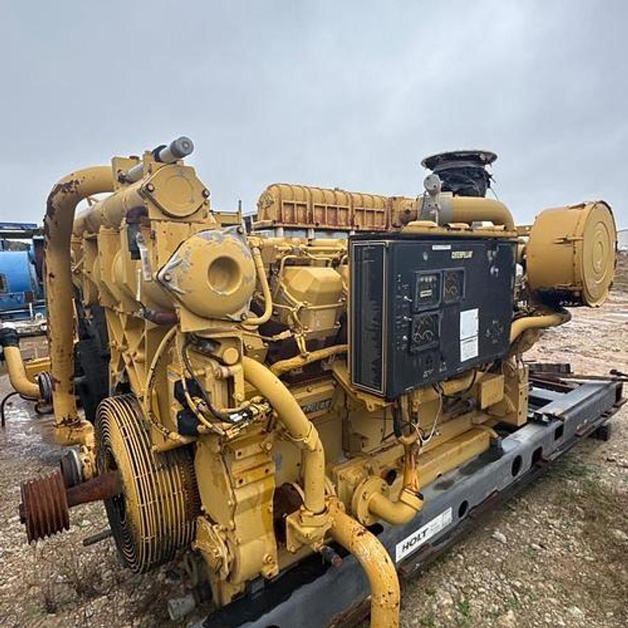 Used 2001 CAT 3512 B Engine w/Generator Drive