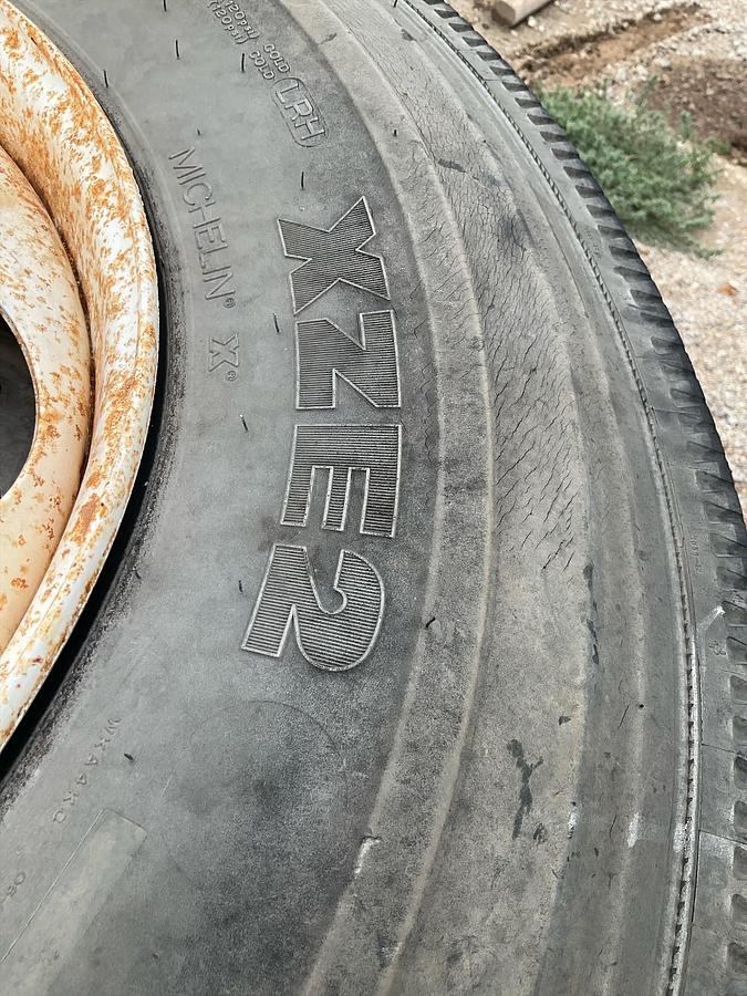 Used Michelin XZE2 Radial Tires (4)