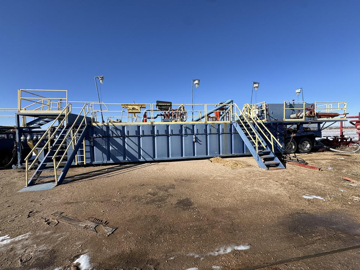 Used FAB TECH 800 BARREL MUD TANK