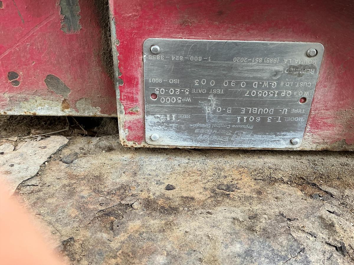 Used T3 Energy 5x11 Type U Double Ram BOP