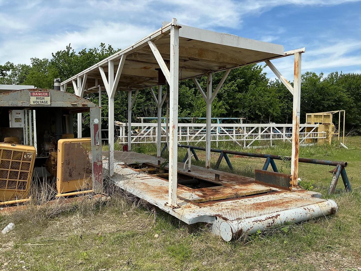 Used Empty Generator Shed on Skids
