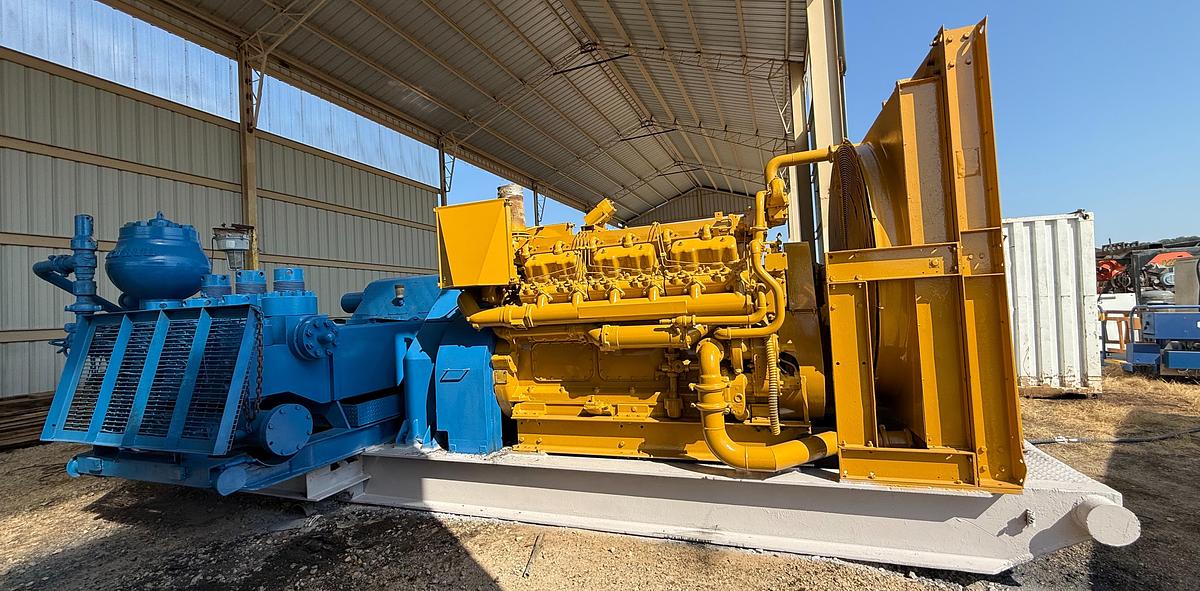 Used National Oilwell 9-P-100 Triplex Mud Pump