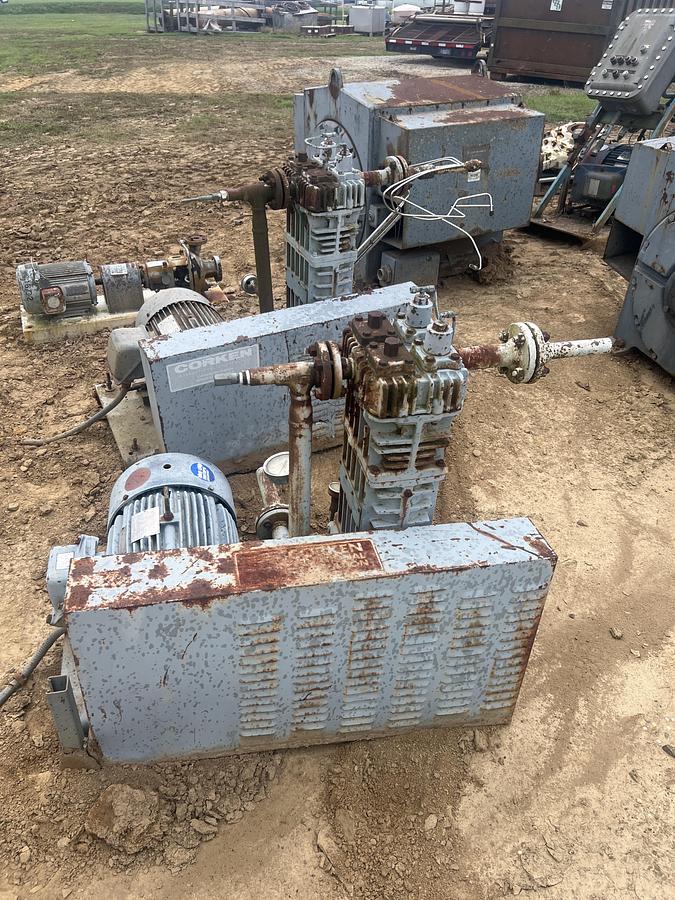 Used Corken Gas Compressor W/Marathon Electric Motor