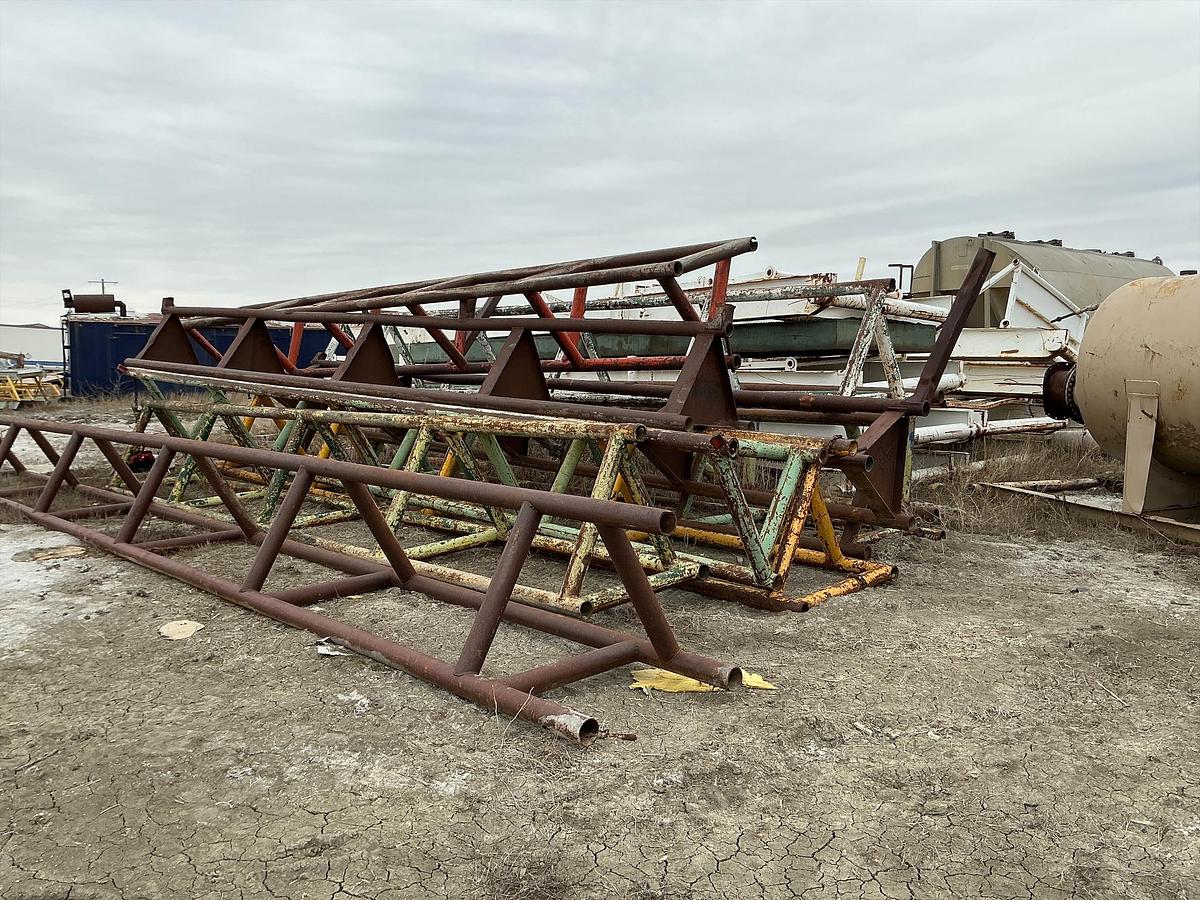 Used Welded Steel Pipe Racks 