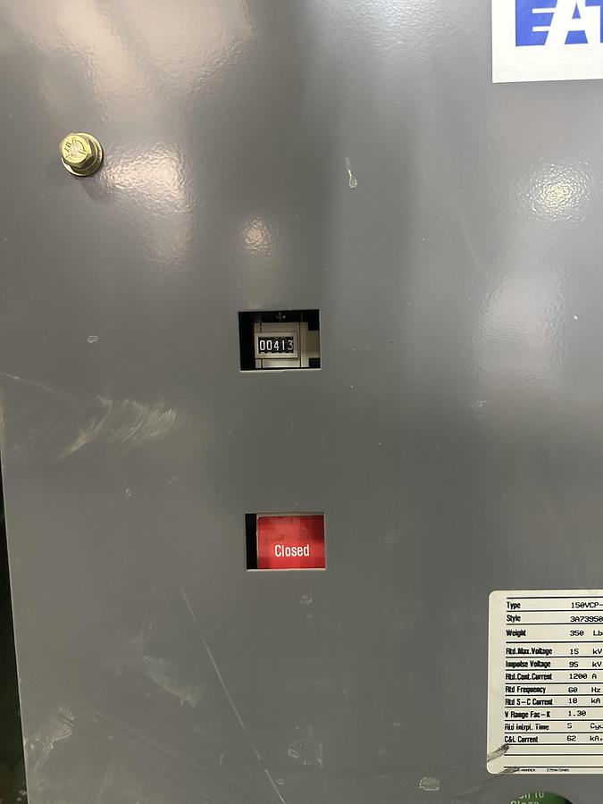 Used 2002 Cutler-Hammer 150VCB W500