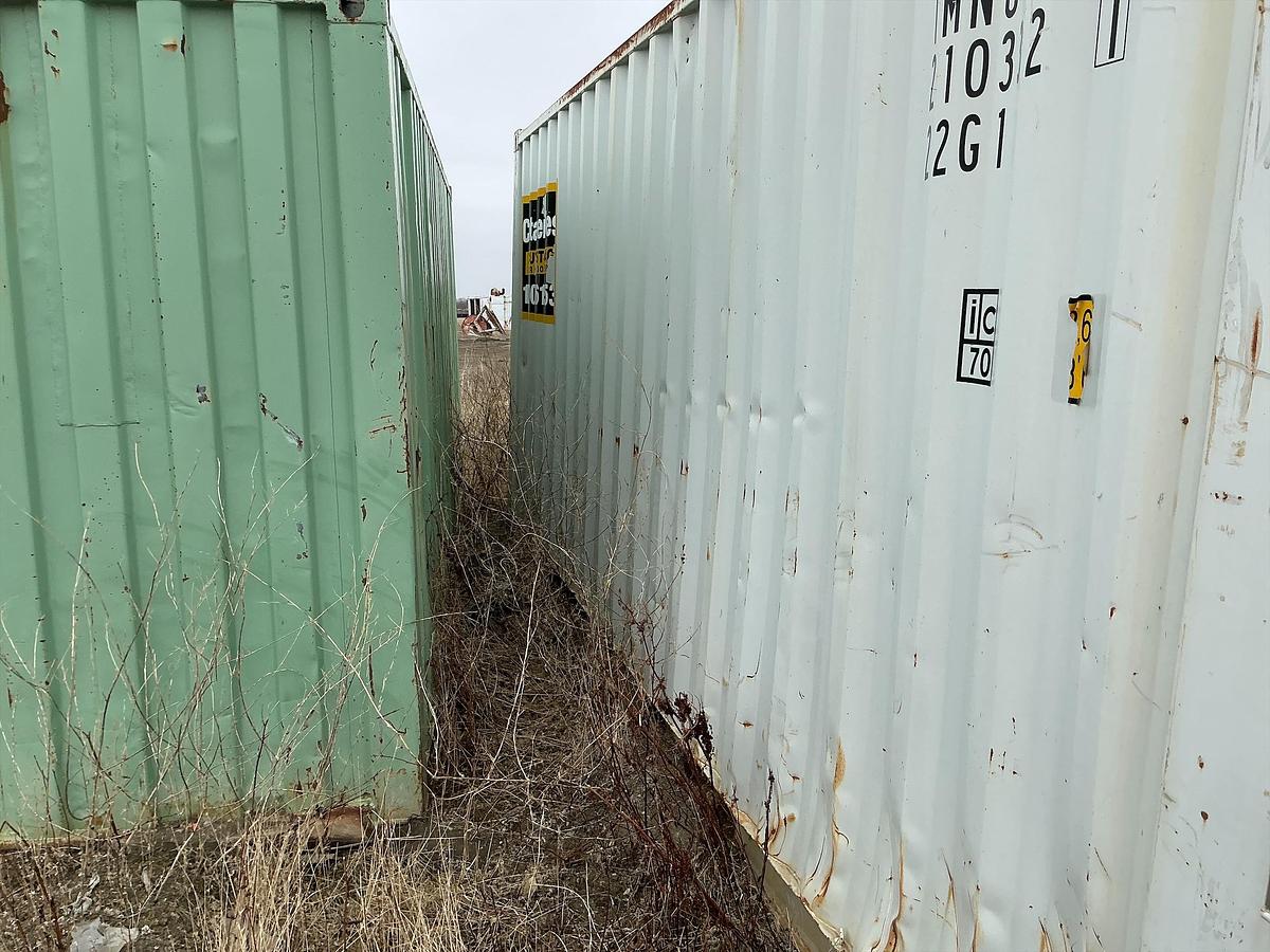 Used 2008 Welded Steel Connex Box w/Hoses