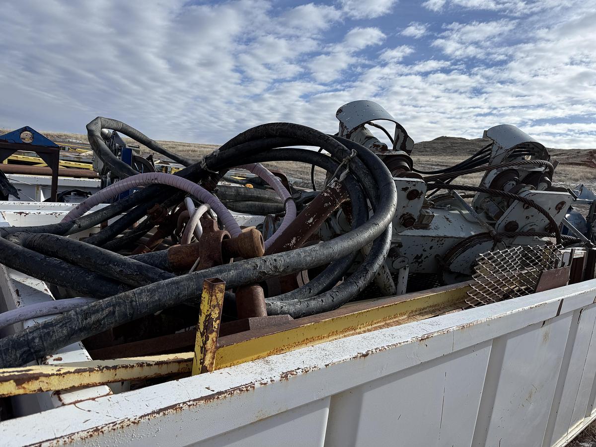 Used Steel Junk Box Drilling Parts