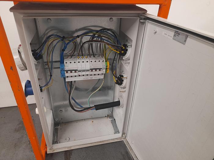 Used Site Distribution Boards 63A 3 Phase Input with 3 Phase 32A and 16A Sockets
