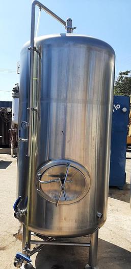 Used Tank, 465 Gallon, S/st, DT/DB, 15 BBL Brite Tank #S744753