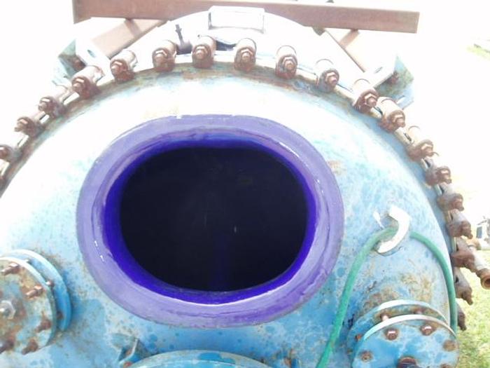 Used Reactor, 265 Gallon, Glass Lined, 30 PSI, Jkt, Agit, #S736725