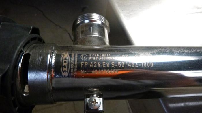 Used Pump, Drum, Flux, Mdl FP-424EX, 316 S/st, 0.63 HP #S743439