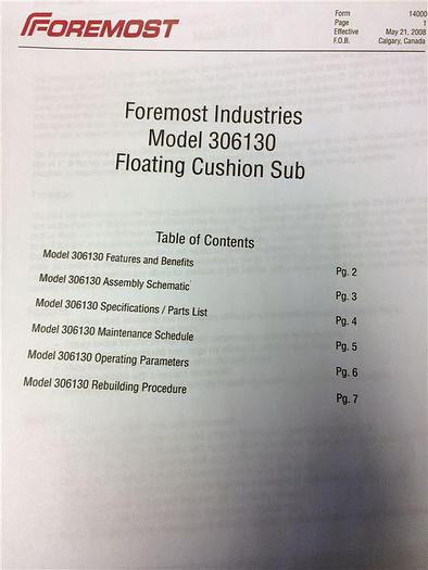 Used 0 Foremost Barber 306130