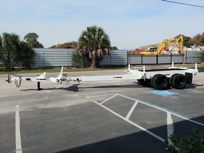 Used 2005 C F S Welding TA EB Extendable Pole Trailer - 47037