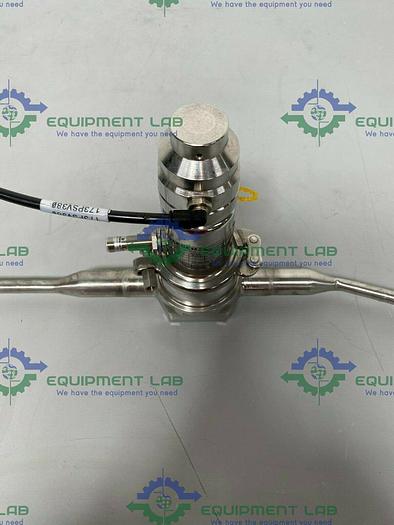 Used Leser 4854.7748 Stainless Steel Valve w/ Piping & 1 1/2" & 3/4" Sanitary Fitting