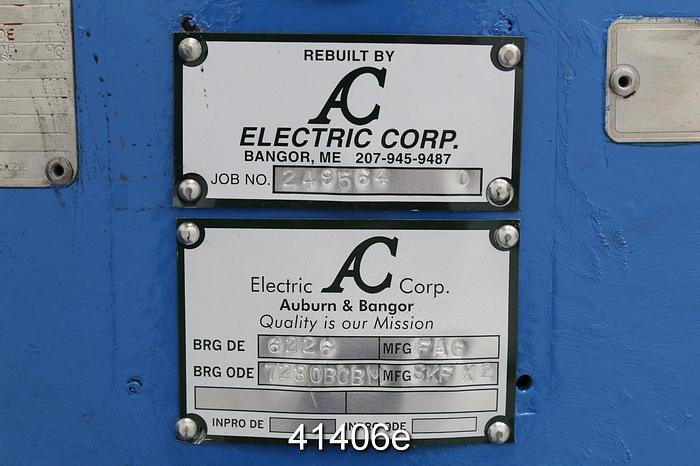 Refurbished General Electric 8236589101 A/C Vertical Motor, 500Hp, 885Rpm , 2300 Volts #41406