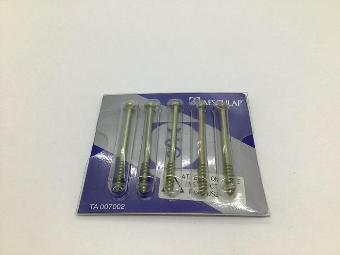 Aesculap Apfelbaum Screw Part Thread 4x 54mm Pack of 5 LB334T