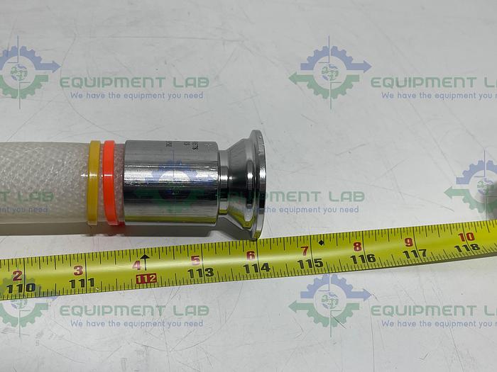 Used Saint Gobain  HOSSMP-16 Pure Fit 114" Hose w/ 1 1/2" Sanitary Fitting 125 PSI