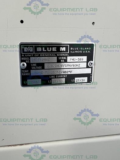 Used Blue M  CR07-256C Clean Room Oven 50°C to 250°C