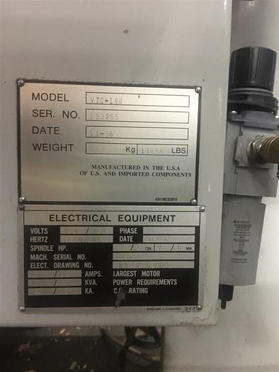 Used 1996 Mazak VTC16B