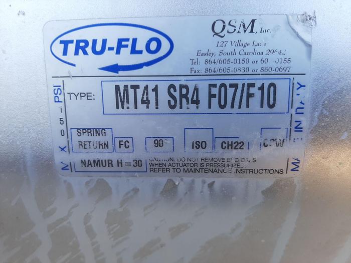 Used Valve, Ball, 3", Stainless Steel, Tru-Flo Actuator, Type MT41 #S744648