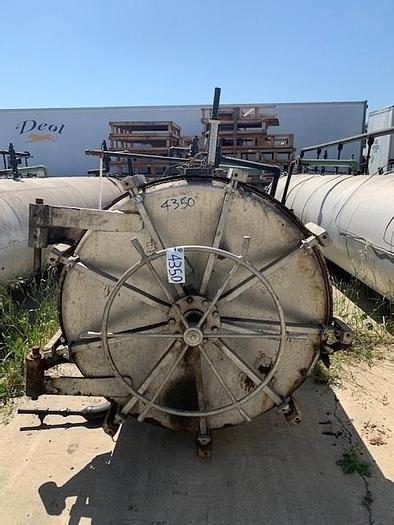 Used Reid Double Door Horizontal Retort 54" Dia. x 28' Long