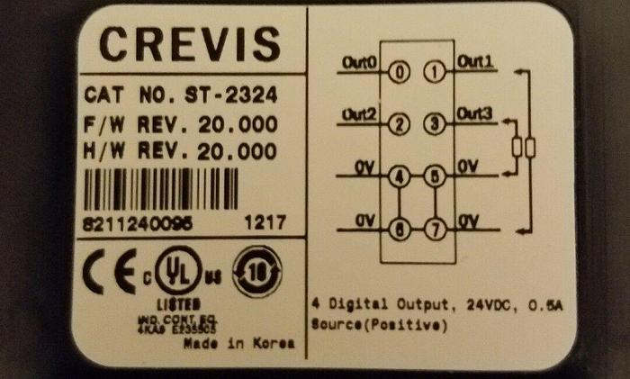 Used Crevis 4 Digital Output Module ST-2324
