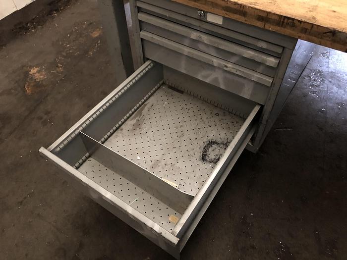 Gebruikt Lista 4x Werkbank met laden 200 x 80 x 88 cm