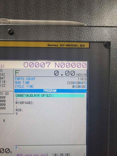 Used 2019 FANUC α-D21MiB5ADV