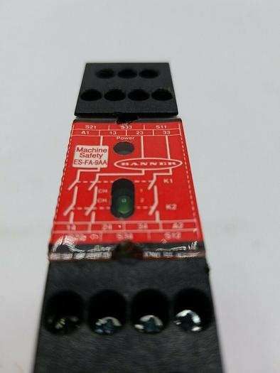 Used Banner ES-FA-9AA Safety Relay