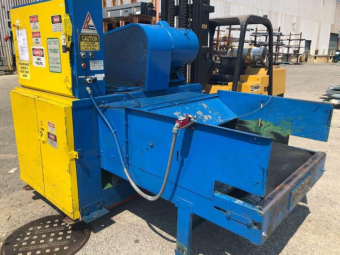 Used 48" WIDE BLOAPCO FLOOR MOUNT SHREDDER