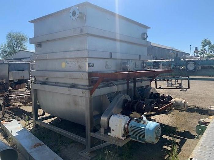 Used L&A Process System Inc 40 Ton Dual Coil Rotary Hot Break