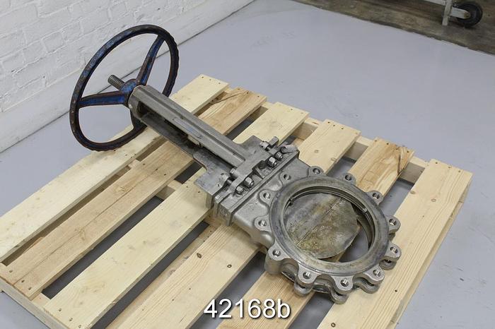 Used Velan Model A 10" Hand Operated Knife Gate Valve #42168