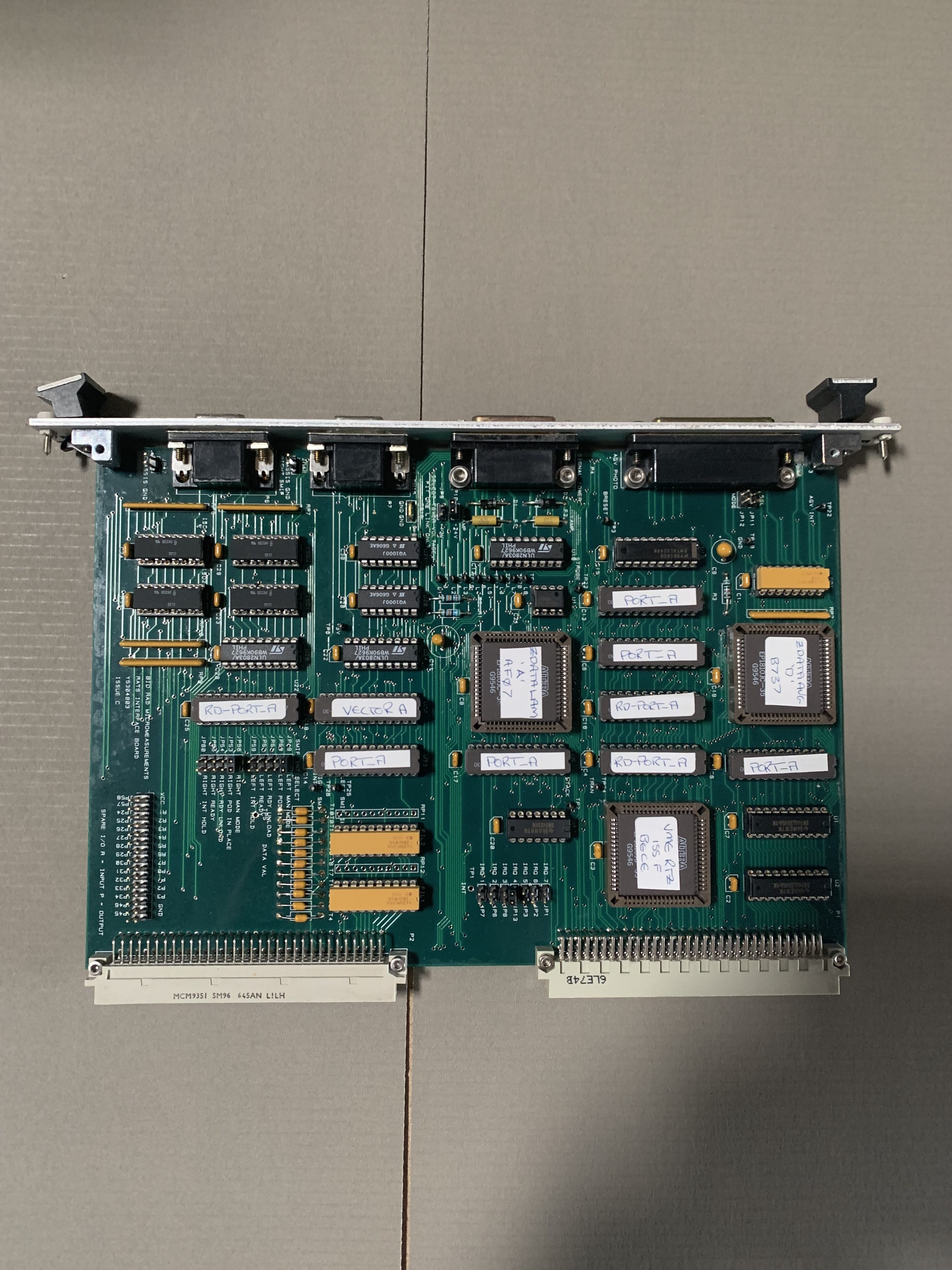 Used Micromeasurements Rats Interface Board Issue C Y5304803