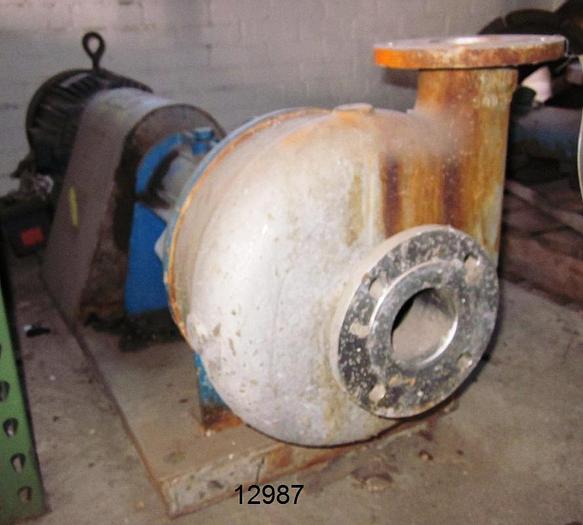 Used Wemco  Recessed Impeller Pump, 3 X 3 X 11, With Marathon Motor, 20 Hp, 1780 Rpm, 460 Volt, Tefc #12987