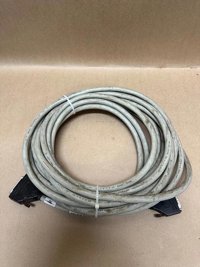 Used Lapp Kabel Stuttgart 12x2x0.25 Unitronic Liycy TP w/ Male 25 Pin Connector