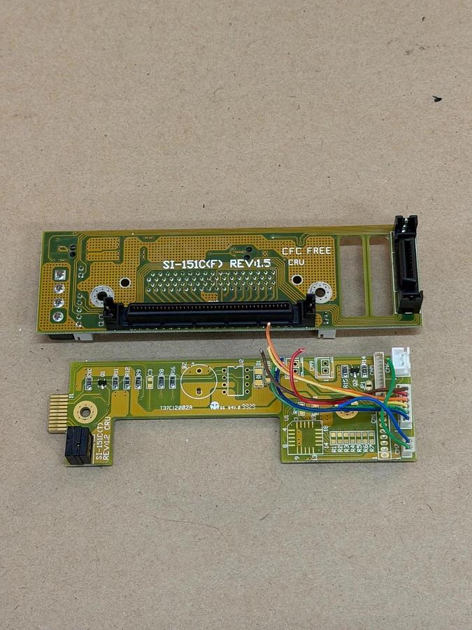 Used SI-151C(F) Rev 1.5 and SI-151C(T) Rev 1.2 SCSI Backplane Board - Lot of 2