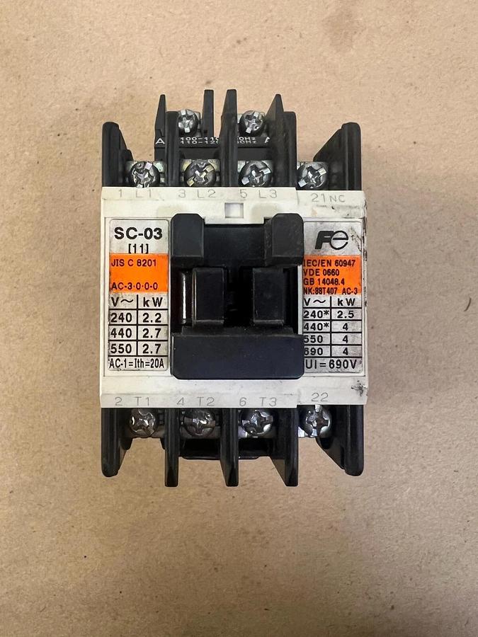 Used Fuji Electric SC-03 Contactor