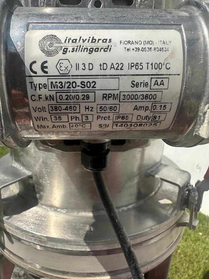 Used Acrison, Inc. 406-5-10-170-00-BC/2 Feeder, Marathon 1/4Hp Motor @ 1725RPM