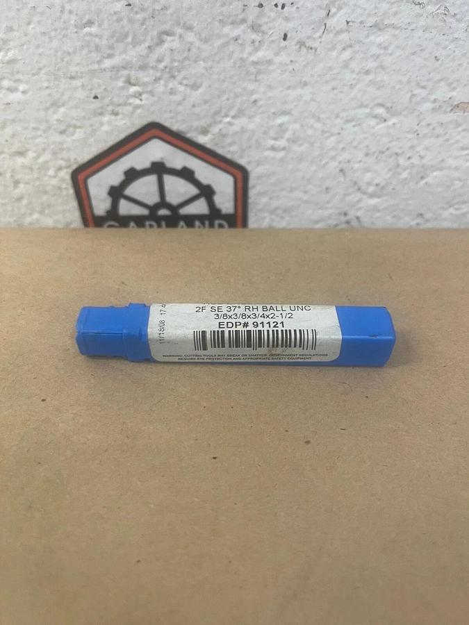 Used Niagara 91121 HSS ENDMILL AB9120, 2FSE 37° RH BALL UNC