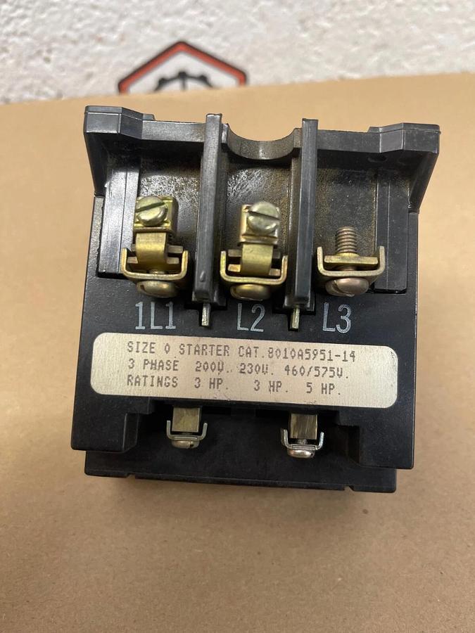 Used Joslyn Clark 801A5951-14, 3 phase Starter