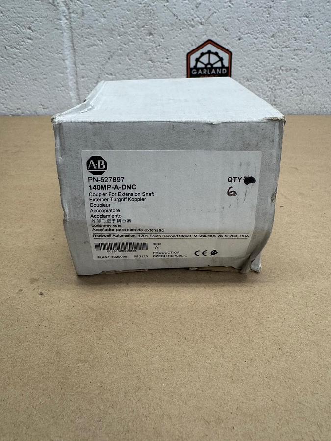 Used Allen Bradley 140MP-A-DNC Coupler for Extension Shaft - Qty 6 *NEW*