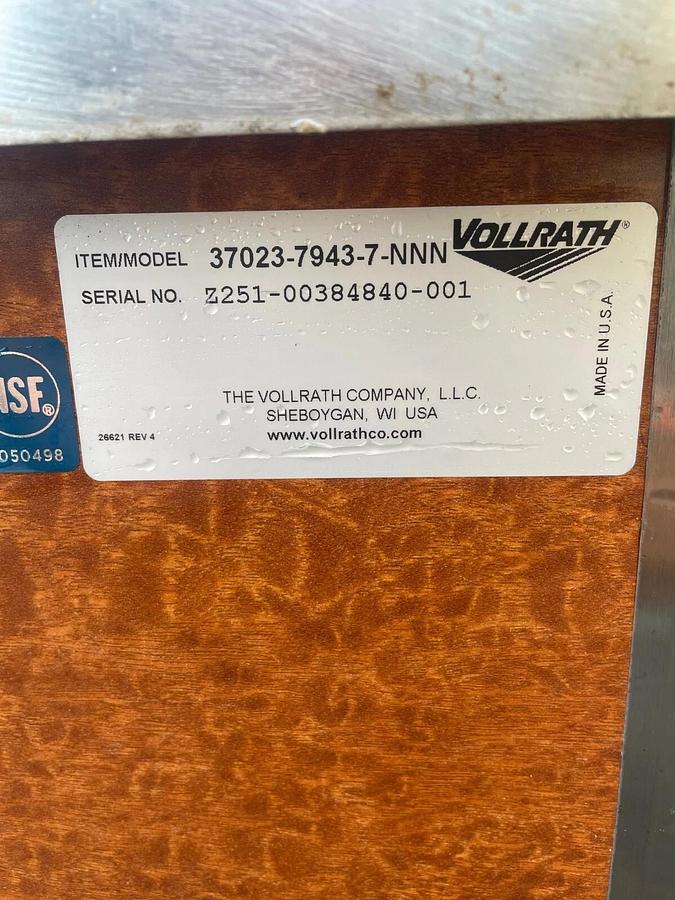 Used Vollrath 37023-7943-7-NNN, 4-Series Signature Server, Utility