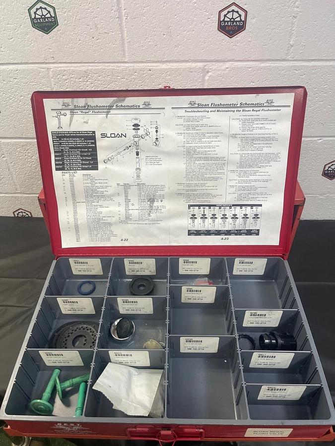 Used Best Plumbing Specialties Large Kit Box/ Storage Container, Assorted Products