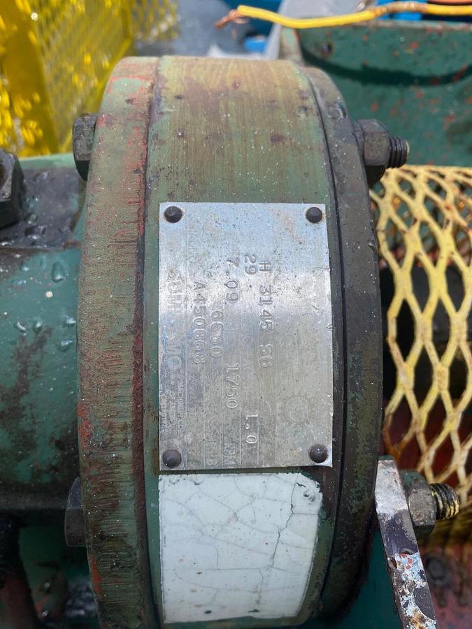 Used Rotary Airlock Feeder 25x30 5HP Toshiba Motor 1745RPM Sumitomo Gearbox