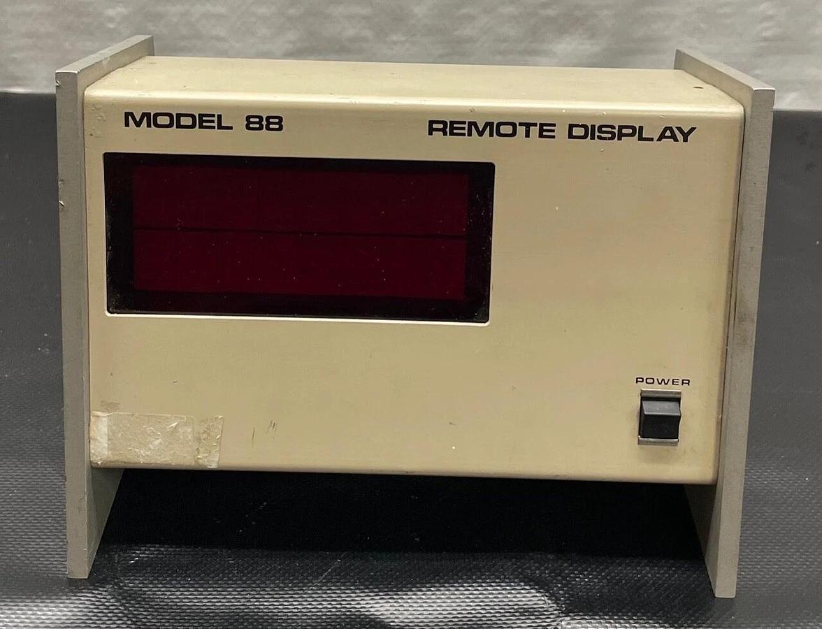 Used Techmet Company 88-10 Model 88 Remote Display, 115 V, .38 amps, 50/60 Hz
