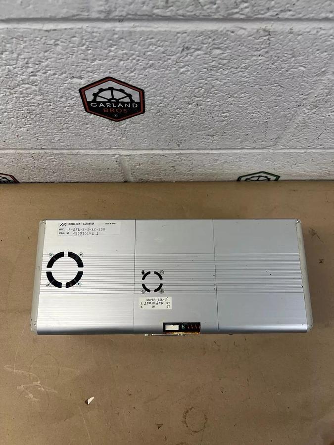 Used SEL S-SEL-E-1-AC-200 Controller Type E AC Teaching/RS232C Intelligent Actuator