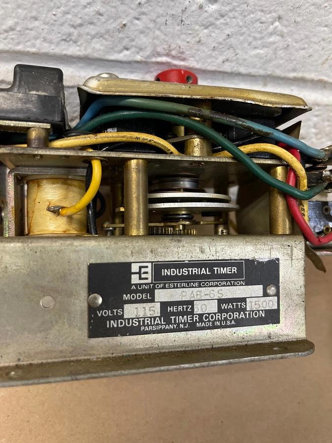Used Industrial Timer Corp. PAB-6S 115V