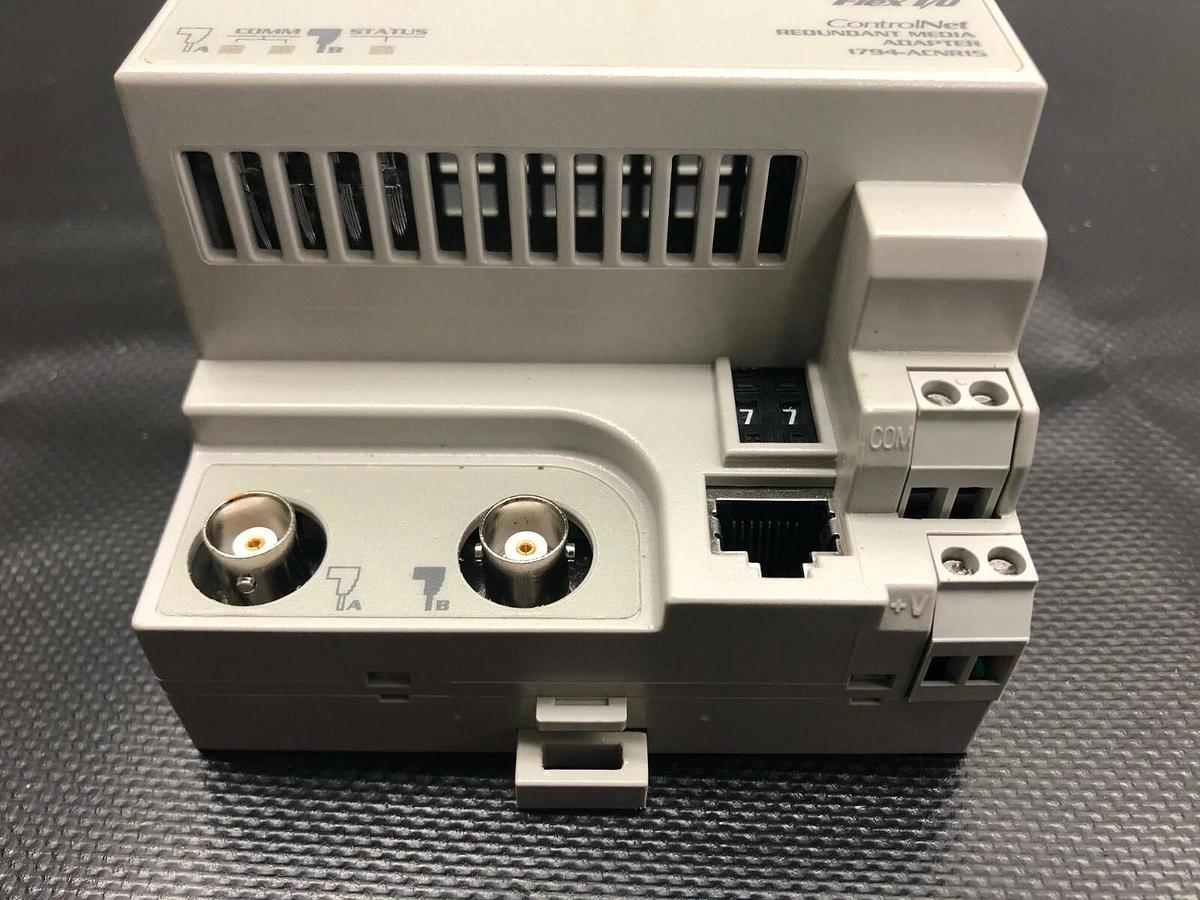 Used Allen Bradley 1794-ACNR15 Series C, ControlNet Redundant Media Adapter