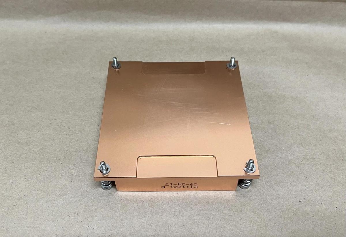 Used Eaton PT11031 B 1U Server CPU Passive Copper Heatsink